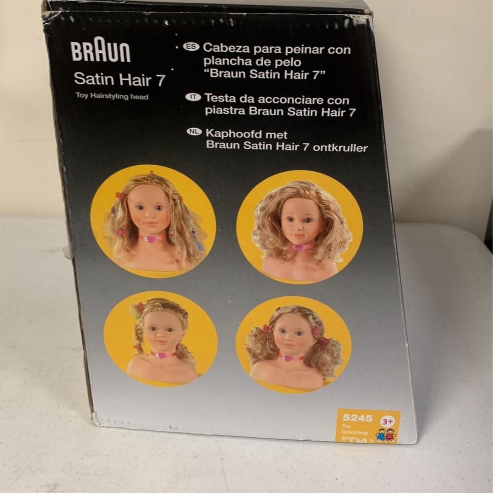 Braun Satin Hair 7 Toy Hairstyling Head with Straightener & Accessories - Picture 8 of 9